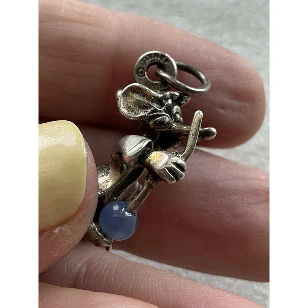 vintage 1990s sterling silver Disney charm LTD Edition Mouse From Cinderella